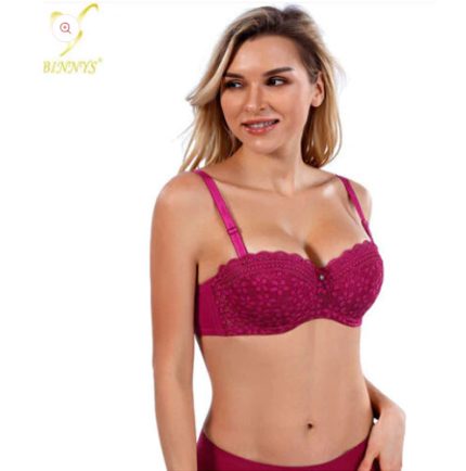 BINNYS SINGLE PADDED HALF CUP WIRE BRA (B106)