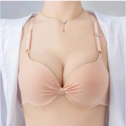 Bow padded bra