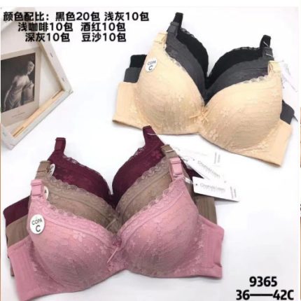 (CHANVIE LEEN)SINGLE PADDED FULL COVERAGE WIRE BRA (B102)