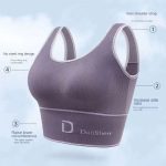 D-shaped ladies seamless deep U beauty back wrap tube top yoga sports bra short top vest