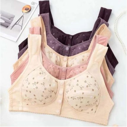 Front Button Premium Padded Breastfeeding Bra (Pack OF 2)