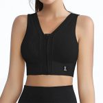 Front Zipper Sports Bra
