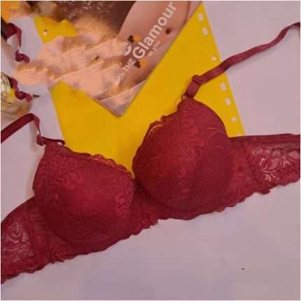 Lalina Pushup wire Bra with Net Lace And Flexible Stuff