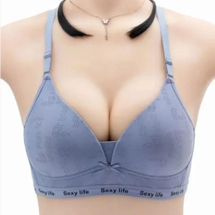 Push-up padded wireless bra