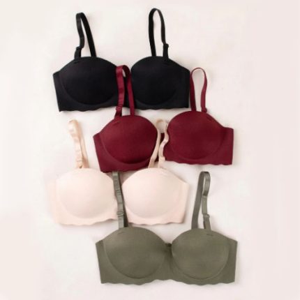 Seamless Push-up padded Bra (wireless) Double padded
