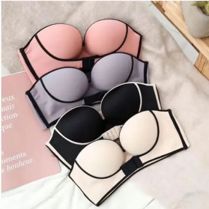 Strapless Seamless non-wired pushup Bra