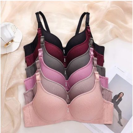 single Padded Ring Bra with Plane Cup And Flexible Stuff