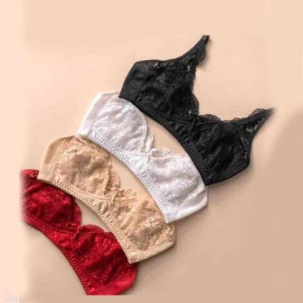 COTTON NET BRA (201) PACK OF TWO