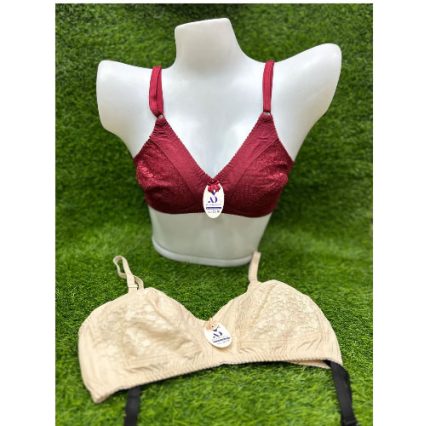 Cotton Net Bra Non Padded