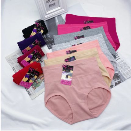 High waste cotton panty (Pack of 2)