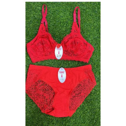Non Padded Wireless Bra Set