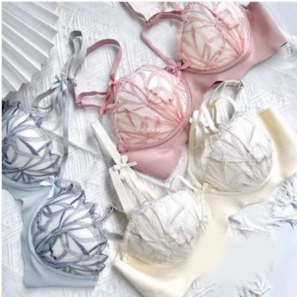 Seamless soft Padded Bra Set