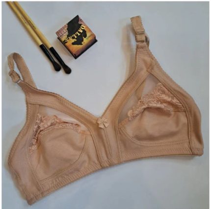 Soft Cotton Bra With Half Net Design And Adjustable Strap (pack of 2)