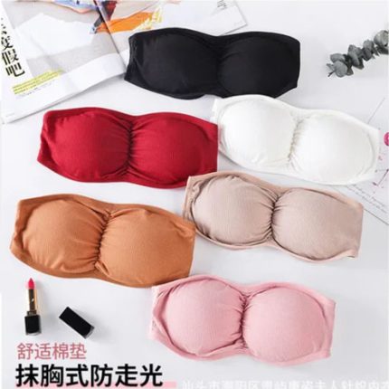 Women Strapless With Removable Pad And Side hook