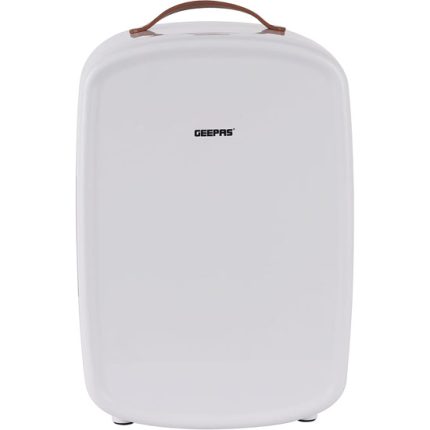 Geepas 10 L Mini Refrigerator- GRF63052| Mini Fridge, Ideal for Home and Car| With Semiconductor Direct Cooling, AC/DC Working| Easy to Carry, Perfect for Camping, Picnic, Trips, Boating